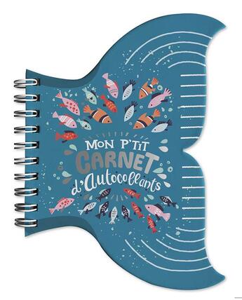 Couverture du livre « Mon carnet d'autocollants - ocean » de Paula Mcgloin aux éditions Philippe Auzou