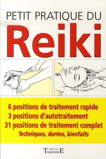 Couverture du livre « Petit pratique du reïki » de  aux éditions Trajectoire