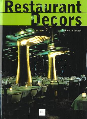 Couverture du livre « Restaurant decors » de Hannah Newton aux éditions Vilo