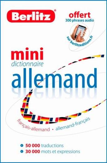 Couverture du livre « Mini dictionnaire allemand ; français-allemand/allemand-français » de  aux éditions Berlitz