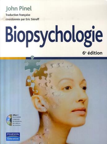 Couverture du livre « Biopsychologie (6e édition) » de John Pinel aux éditions Pearson