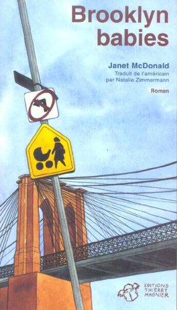 Couverture du livre « Brooklyn babies » de Janet Mc Donald aux éditions Thierry Magnier