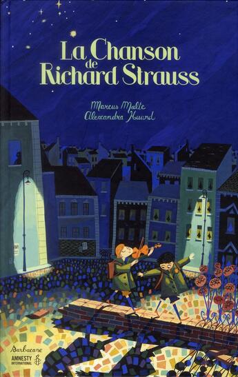 Couverture du livre « La chanson de Richard Strauss » de Marcus Malte et Alexandra Huard aux éditions Sarbacane