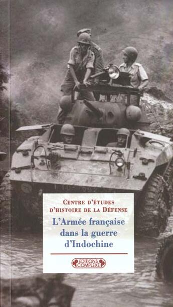 Couverture du livre « L'armee francaise dans la guerre d » de Maurice Vaïsse aux éditions Complexe