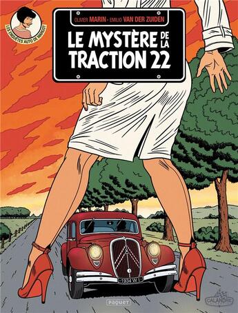 Couverture du livre « Les enquêtes auto de Margot Tome 1 : le mystère de la traction 22 » de Emilio Van Der Zuiden et Olivier Marin aux éditions Paquet