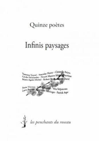 Couverture du livre « Infinis paysages » de Poetes Quinze aux éditions Christian Domec