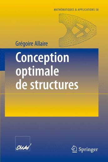 Couverture du livre « Conception optimale des tructures » de Gregoire Allaire aux éditions Springer Verlag