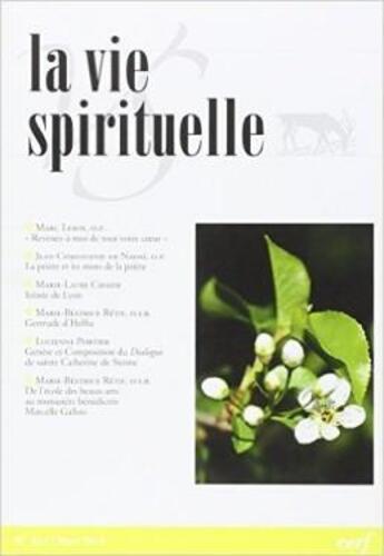 Couverture du livre « La vie spirituelle numero 811 » de  aux éditions Cerf