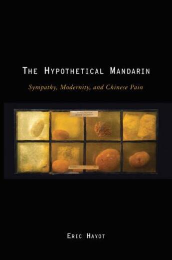 Couverture du livre « The Hypothetical Mandarin: Sympathy, Modernity, and Chinese Pain » de Hayot Eric aux éditions Oxford University Press Usa