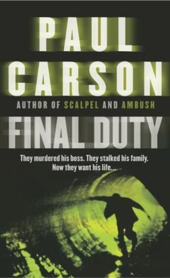 Couverture du livre « Final Duty » de Paul Carson aux éditions Random House Digital