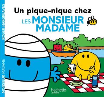 Couverture du livre « Un pique nique chez les Monsieur Madame » de Roger Hargreaves aux éditions Hachette Jeunesse