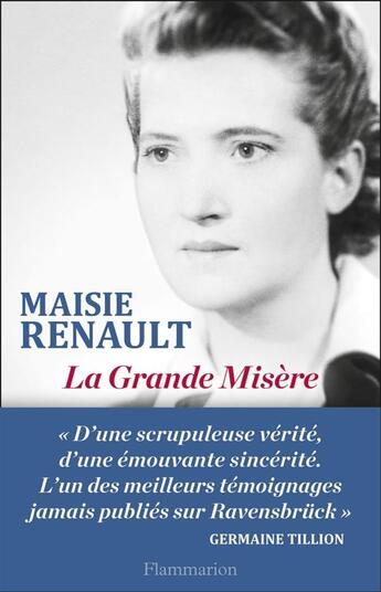 Couverture du livre « La grande misère » de Maisie Renault aux éditions Flammarion