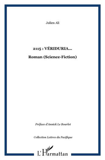 Couverture du livre « 2115 : Veriduria » de Julien Ali aux éditions L'harmattan
