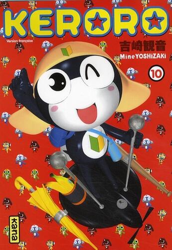 Couverture du livre « Sergent Keroro Tome 10 » de Mine Yoshizaki aux éditions Kana