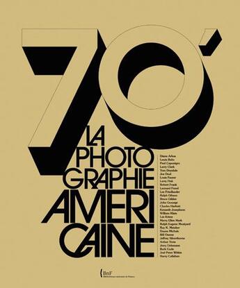 Couverture du livre « 70's ; la photographie américaine » de  aux éditions Bnf Editions