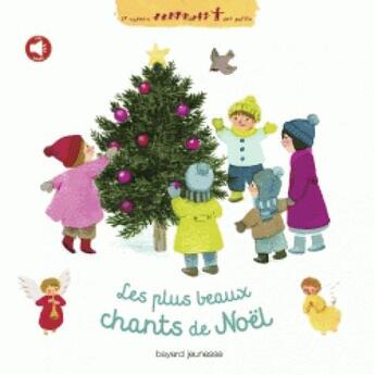 Couverture du livre « Les plus beaux chants de noel + cd » de Marie Flusin aux éditions Bayard Jeunesse