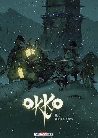 Couverture du livre « Okko : coffret vol.2 : Tomes 3 et 4 : le cycle de la terre » de Hub aux éditions Delcourt