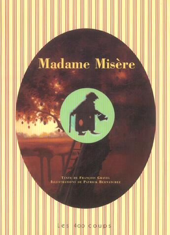 Couverture du livre « Madame misere » de Francois Gravel aux éditions 400 Coups