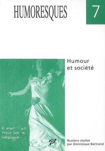 Couverture du livre « Humoresques, n° 6 : Humour et cinéma » de Daniel Royot aux éditions Maison Des Sciences De L'homme