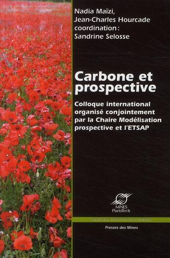 Couverture du livre « Carbone et prospective » de Maizi/Hourcade aux éditions Presses De L'ecole Des Mines