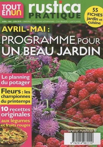 Couverture du livre « Avril-mai : programme pour un beau jardin » de  aux éditions Rustica