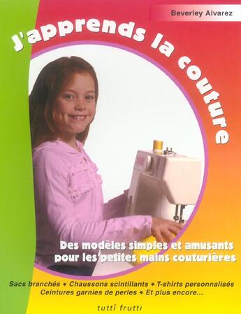 Couverture du livre « J'apprends la couture » de Alvarez B aux éditions Tutti Frutti