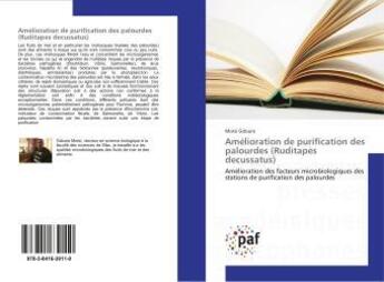 Couverture du livre « Amélioration de purification des palourdes (Ruditapes decussatus) » de Morsi Gdoura aux éditions Presses Academiques Francophones