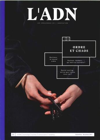 Couverture du livre « L'ADN t.12 ; ordre et chaos » de L'Adn aux éditions L'adn