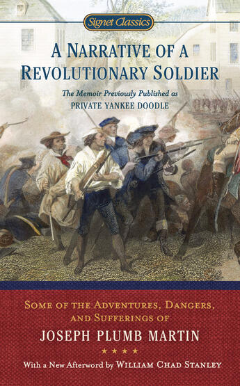 Couverture du livre « A Narrative of a Revolutionary Soldier » de Plumb Martin Joseph aux éditions Penguin Group Us