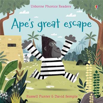 Couverture du livre « Ape's great escape » de David Semple et Russell Punter aux éditions Usborne