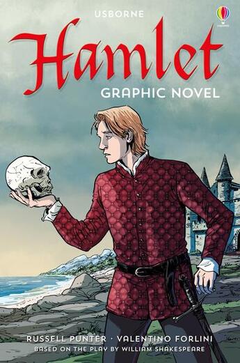 Couverture du livre « Hamlet ; graphic novels » de Russell Punter et Valentino Forlini aux éditions Usborne