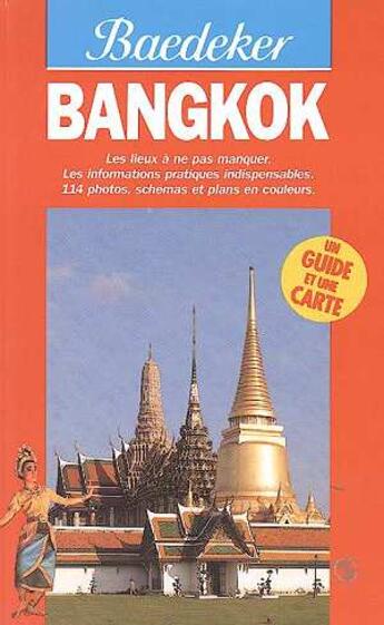 Couverture du livre « Bangkok » de Baedeker aux éditions Hachette Tourisme