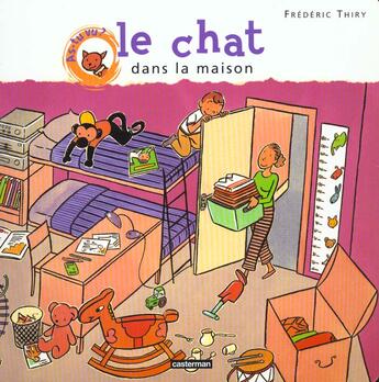 Couverture du livre « As-tu vu le chat dans la maison ? » de Thiry Frederic aux éditions Casterman