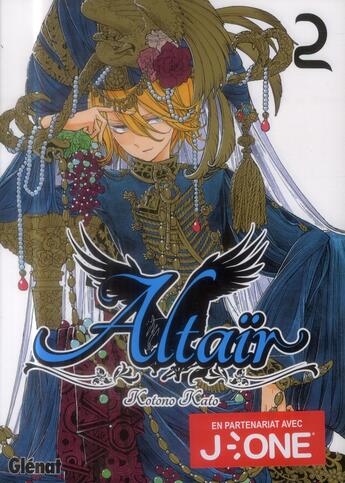 Couverture du livre « Altaïr Tome 2 » de Kotono Kato aux éditions Glenat