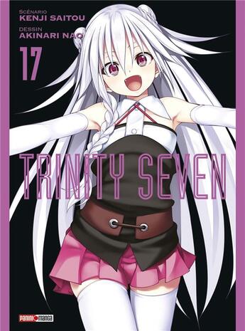 Couverture du livre « Trinity Seven Tome 17 » de Kenji Saito et Akinari Nao aux éditions Panini