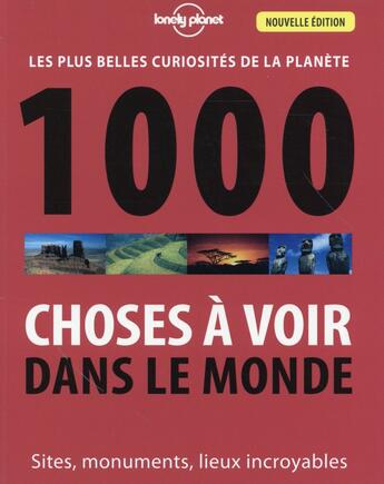 Couverture du livre « 1000 choses à voir dans le monde (3e édition) » de  aux éditions Lonely Planet France