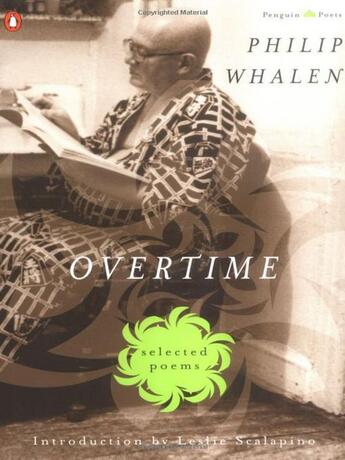 Couverture du livre « Overtime: Selected Poems » de Whalen Philip aux éditions Penguin Group Us