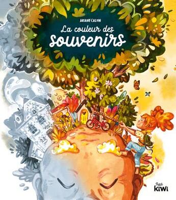 Couverture du livre « La couleur des souvenirs » de Caldin Ariane aux éditions Petit Kiwi Jeunesse