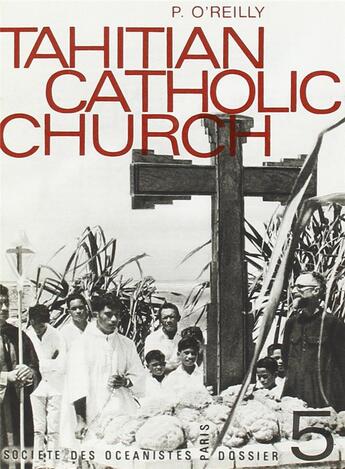 Couverture du livre « Tahitian catholic church » de Patrick O'Reilly aux éditions Nel