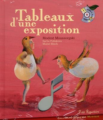 Couverture du livre « Tableaux d'une exposition » de Moussorgski aux éditions Gallimard-jeunesse