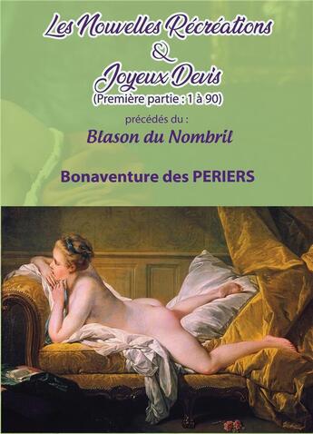 Couverture du livre « Les nouvelles récréations & joyeux devis » de Bonaventure Des Périers aux éditions Books On Demand