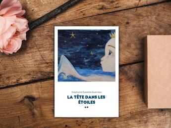 Couverture du livre « La tête dans les étoiles » de Stéphanie Eyssette aux éditions Poesie Io