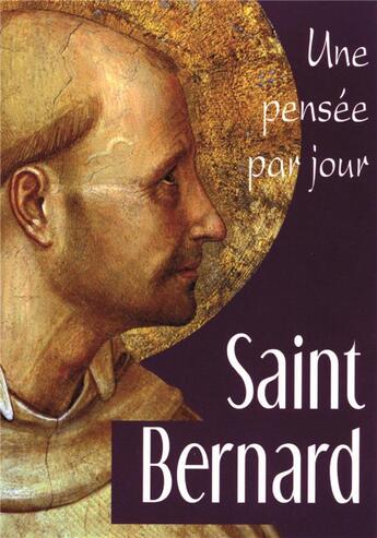 Couverture du livre « Une pensée par jour avec saint bernard » de Saint Bernard aux éditions Mediaspaul