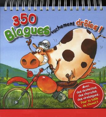 Couverture du livre « 350 blagues vachement drôles » de Lelarge/Jung/Ruyer aux éditions Hemma