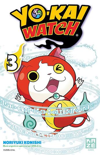 Couverture du livre « Yo-Kai Watch Tome 3 » de Noriyuki Konishi aux éditions Crunchyroll