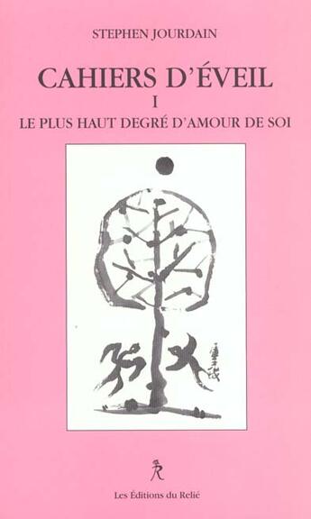 Couverture du livre « Cahiers d'eveil 1 » de Stephen Jourdain aux éditions Relie