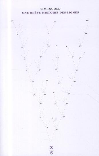 Couverture du livre « Une brève histoire des lignes » de Tim Ingold aux éditions Zones Sensibles