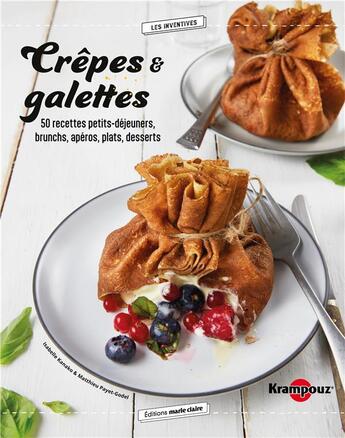 Couverture du livre « Crêpes et galettes bretonnes » de  aux éditions Marie-claire