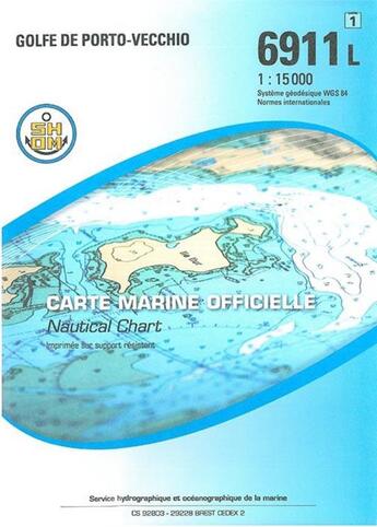 Couverture du livre « 6911l golfe de porto vecchio » de  aux éditions Epshom