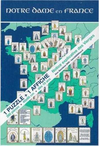 Couverture du livre « Puzzle Notre Dame En France » de  aux éditions Bannieres 2000